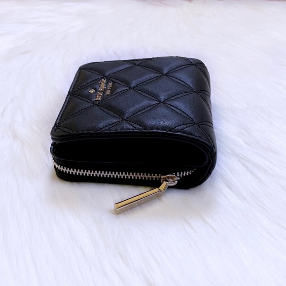 Kate Spade Natalia Small Zip Around Quilted Wallet - Picture 5 of 9